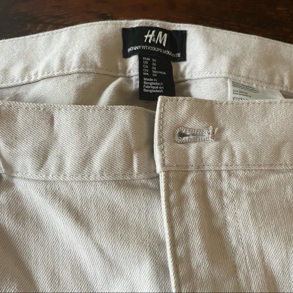 H&M Skinny Fit Twill Pants Size 36 - Picture 8 of 11